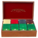 Twinings 120 čajov, drevená krabička, 8 príchutí