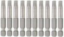 Bit 1/4 TORX BITS 10 T10 10ks KING TONY 715010T