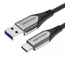 VENTION KÁBEL USB 2.0 NA USB-C 1,5M RÝCHLE NABÍJANIE 5A SCP QC