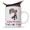 DARČEKOVÝ HRNÍČEK PRE ELEKTRIKÁRA ELEKTRIKÁR NIKDY NETISKNE