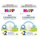 HiPP mlieko 2 SET 2 ks 1100 gramov