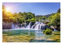 Fototapeta WATERFALL LANDSCAPE Sun Water 368x254