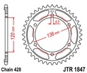 JT JTR1847.57 ZADNÉ OZUBENÉ KOLO