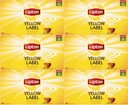 LIPTON Express čierny čaj 50 vrecúšok x6