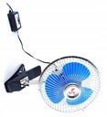 H1P76 OTOČNÝ KLIP DO AUTO 12V VENTILÁTOR VETRACIE