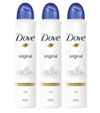 Dove Antiperspirant ORIGINAL sprej pre ženy 250ml x3