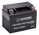 Gélová motobatéria MORETTI MTX4L-BS