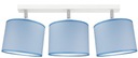 Lustrové stropné svietidlo stropná lišta LAMPSHADE BLUE LED stropné svietidlá