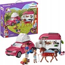 SCHLEICH 42535 DOBRODRUŽSTVO S AUTOMOBILOM A PRÍVESOM