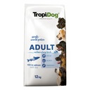 TropiDog Premium Adult M/L krmivo pre psov Losos&Rice Lososová ryža 12kg