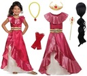 OUTFIT KROJOVÉ ŠATY ELENA OF AVALOR JEDNODUCHÉ NA KARNEVALOVÝ PLES 140/146