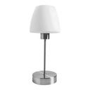 Chrómová stolná lampa GoodHome Kluan E14