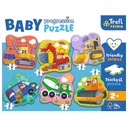 BABY PUZZLE PUZZLE 6V1 STAVEBNÉ VOZIDLÁ 22 EL