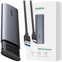 UGREEN POUZDRO NA PEVNÝ DISK M.2 B-KEY SATA 3.0 5GBPS ŠEDÝ + USB C KÁBEL