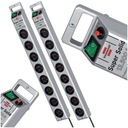 Predlžovací kábel Power Strip 8 zásuviek Kábel 2,5 m Sada 2 ks