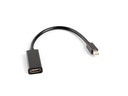 Lanberg AD-0005-BK mini Displayport (M) -> HDMI (F) adaptérový kábel, čierny