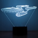 Star Trek USS Enterprise 3D LED USB lampa