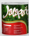 Krúžky zelenej papriky Jalapeno 3kg