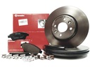 BREMBO PREDNÉ DISKY+DLOŽKY RENAULT KANGOO 280MM