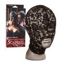 Calexotics - SCANDAL LACE HOOD - Erotická maska ​​pre hru BDSM