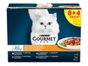 GOURMET krmivo pre mačky Mix príchutí v omáčke 12 x 85g