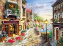 Diamantová výšivka diamantov maľba mozaiky Seaside Street 45x60 cm k