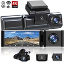 4K+1080P 3 DVR kamera do auta GPS WiFi