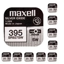 BATÉRIA MAXELL 395 SR927SW 1,55V 10 KS