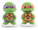 Cukrová figúrka korytnačiek Ninja Donatello a Michelangelo, 2 kusy