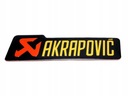 AKRAPOVIC 3D hliníková nálepka na dlhý výfuk