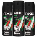 Axe Africa Deodorant sprej pre mužov 3x150ml