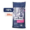 CLUB 4 PAWS suché krmivo pre šteňatá všetkých plemien 20 kg 15% LACNEJŠIE