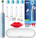 ELEKTRICKÁ ZUBNÁ KEFKA ORAL-B PRO 3 3770 PUZDRO + SÚPRAVA 4 HLAV