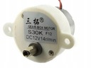 12V mini motor so 14-stupňovou prevodovkou S30K