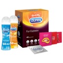 Kondómy Durex 40 Fun 2 x Intímny gél Set