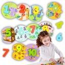 TOOKY TOY Vzdelávacie puzzle Montessori puzzle Učenie počítania