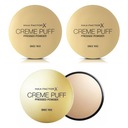 Prírodný prášok Max Factor Creme Puff 50 v kompaktnom multibalení 3 x 14 g