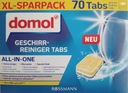 DOMOL TABS TABLETY UMÝVAČKY RIADU 70 KS. 1260G.