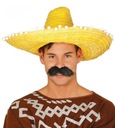 MEXICKÝ ČIAPOK SOMBRERO 50 CM ŽLTÉ