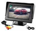 DISPLEJ MONITORA 4,3'' LCD PRE CÚVACÍ KAMERU V AUTO, NASTAVITEĽNÁ