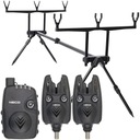 RODPOD NECO RYBÁRSKY STOJAN SET + CM-PRO 2+1 BITE ALARMY