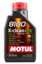 MOTUL OIL 5W30 1L X-CLEAN 8100 EFE C2/C3 / DPF / SN / 505,01 / 229,52 /