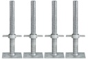 Základná noha rámu lešenia 50 cm 4ks sada