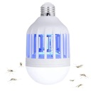 Insekticídna lampa LED UV žiarovka 12W proti komárom a hmyzu