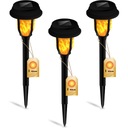 3x Solárna lampa TORCH LED Outdoor FLAME