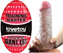 Lovetoy GIANT EGG bezfarebné vajce mužského masturbátora