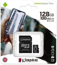 Pamäťová karta Kingston Canvas Select Plus 128 GB 100 MB microSDXC CL10 UHS-I