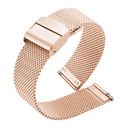 18mm náramok na hodinky PINK GOLD MESH