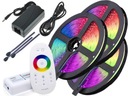 SET RGB 15M 450LED páska s rádiovým diaľkovým ovládačom 5050