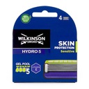 4x čepeľ Wilkinson Hydro 5 Skin Protection Sensitive vkladá nože